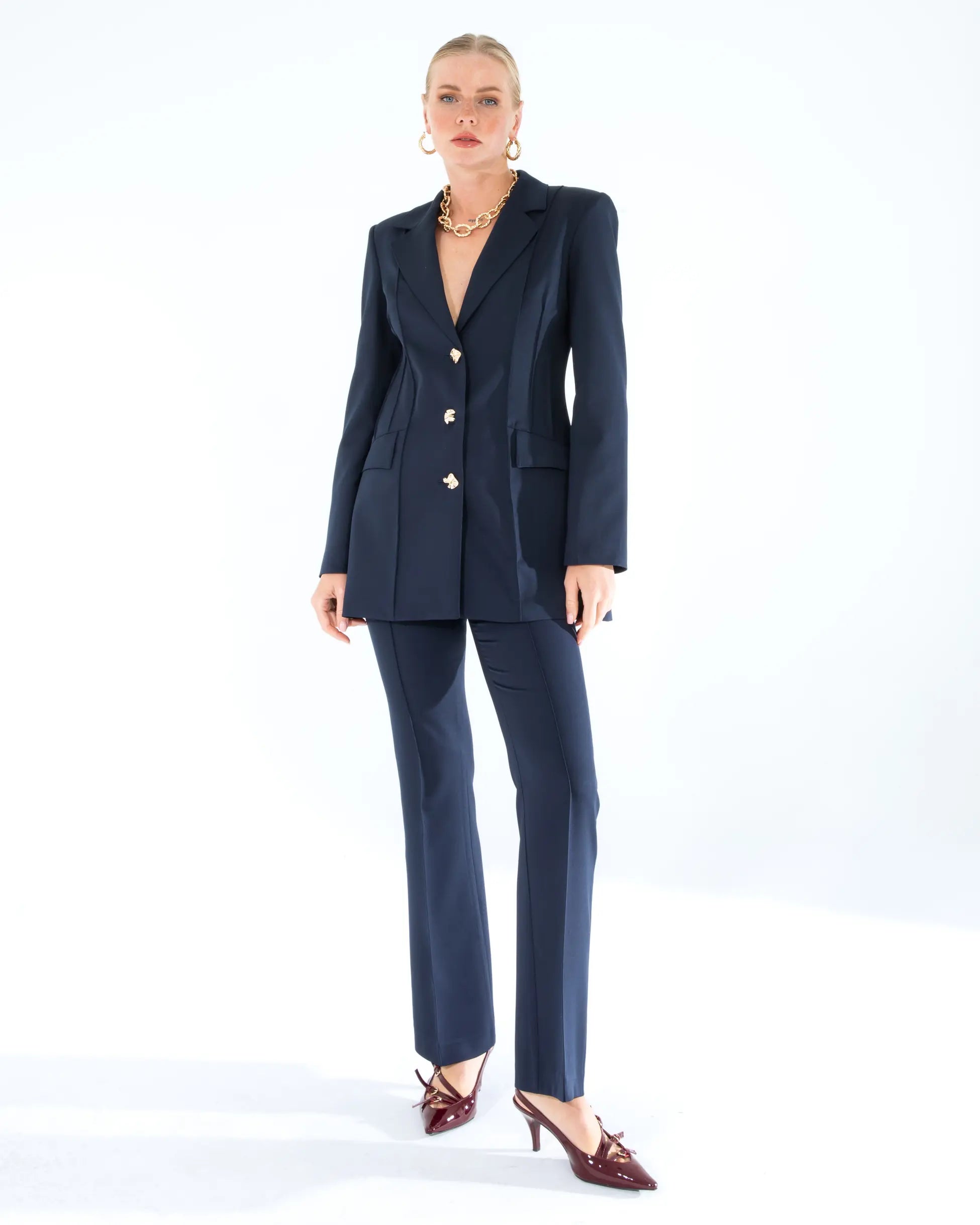 KYRA Slim Fit Ceket Pantalon Takımı