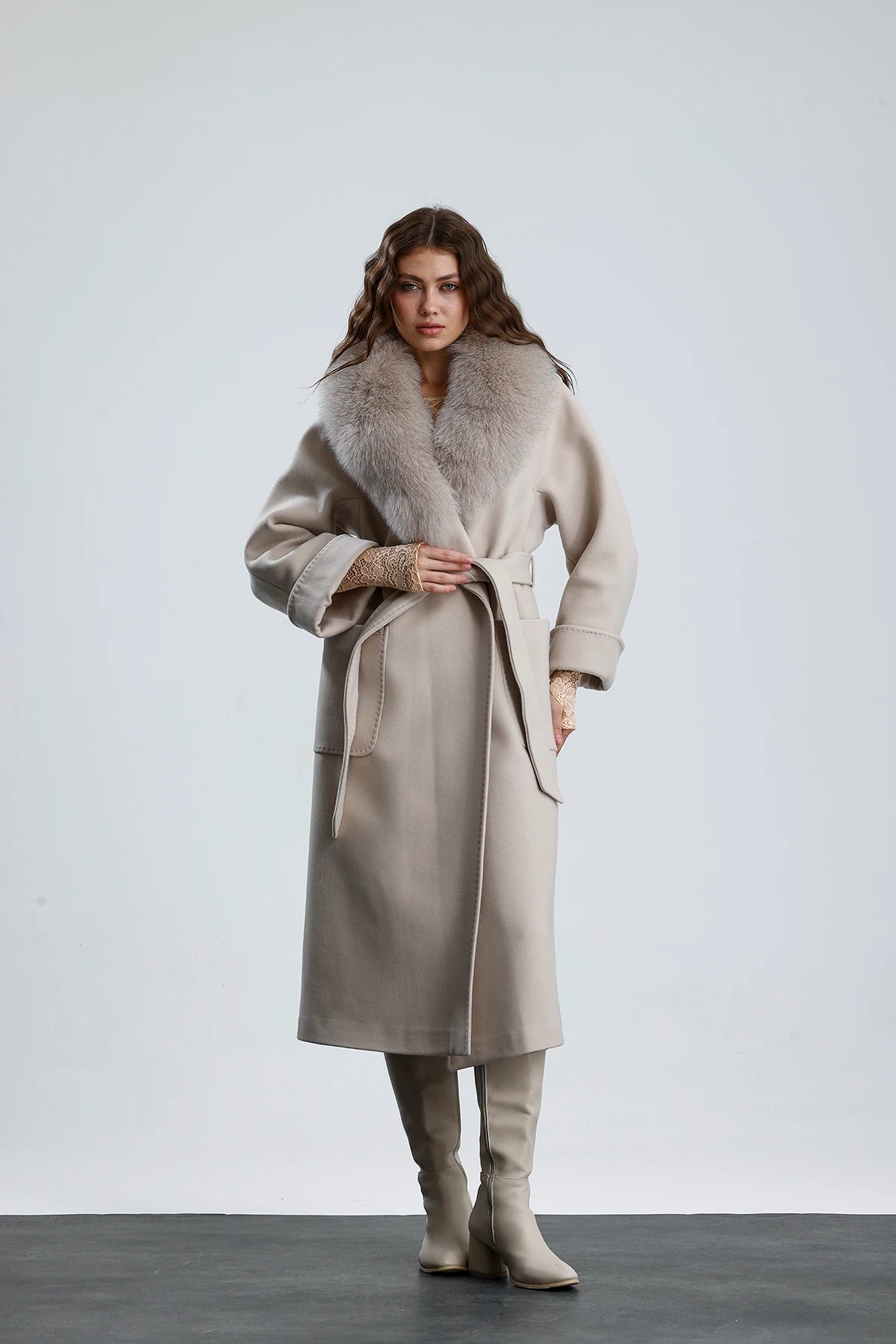 THE MAX Fur Shawl