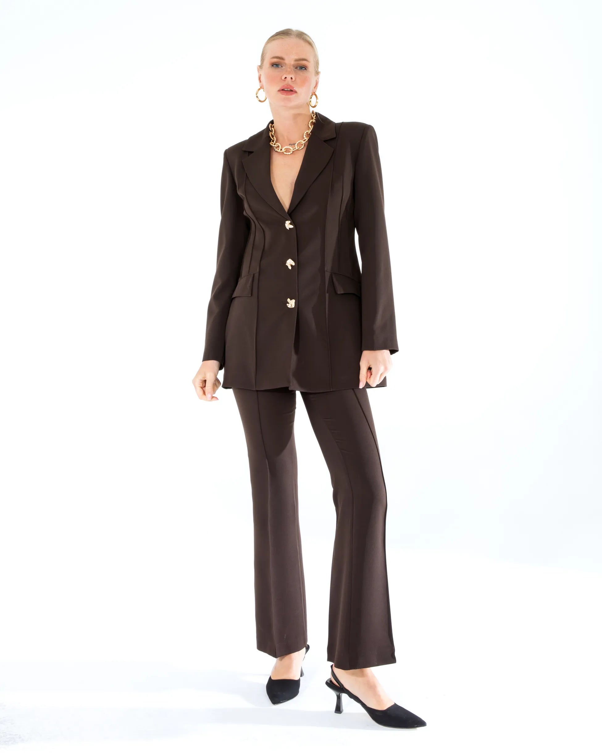 KYRA Slim Fit Ceket Pantalon Takımı
