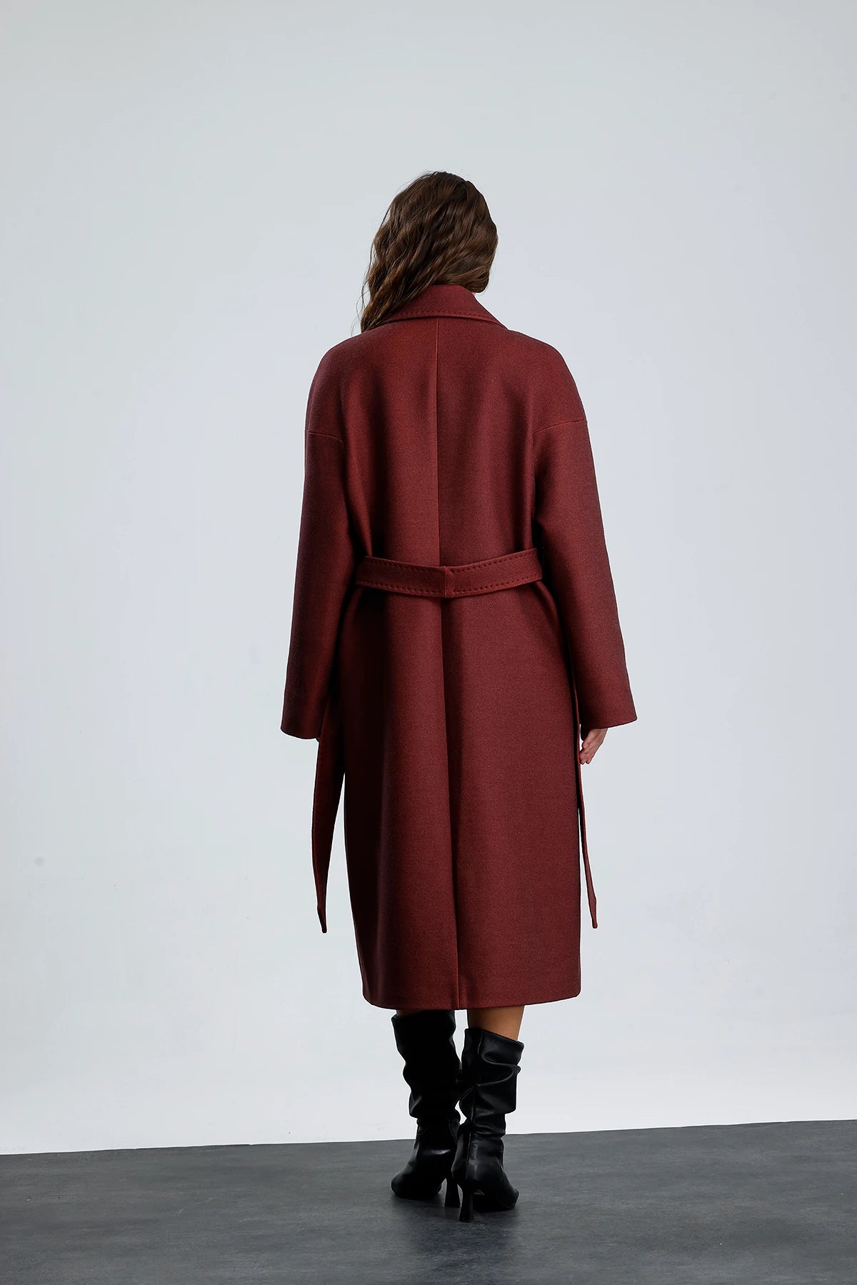 MISTY BLOOM Furless Cashmere Coat