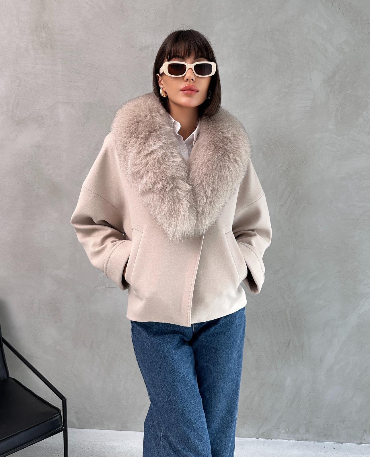 MAJESTY Cashmere Coat Shawl FUR
