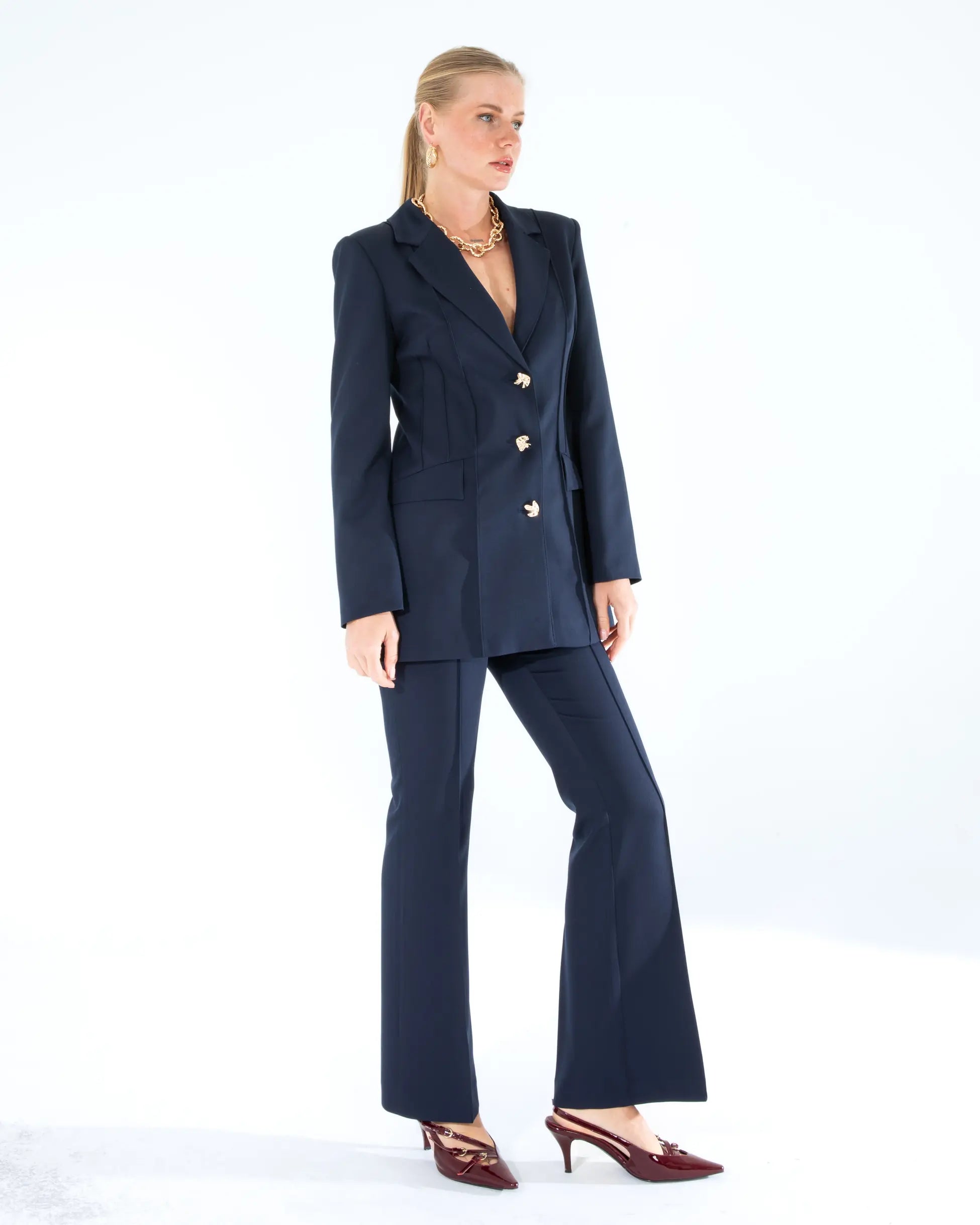 KYRA Slim Fit Ceket Pantalon Takımı