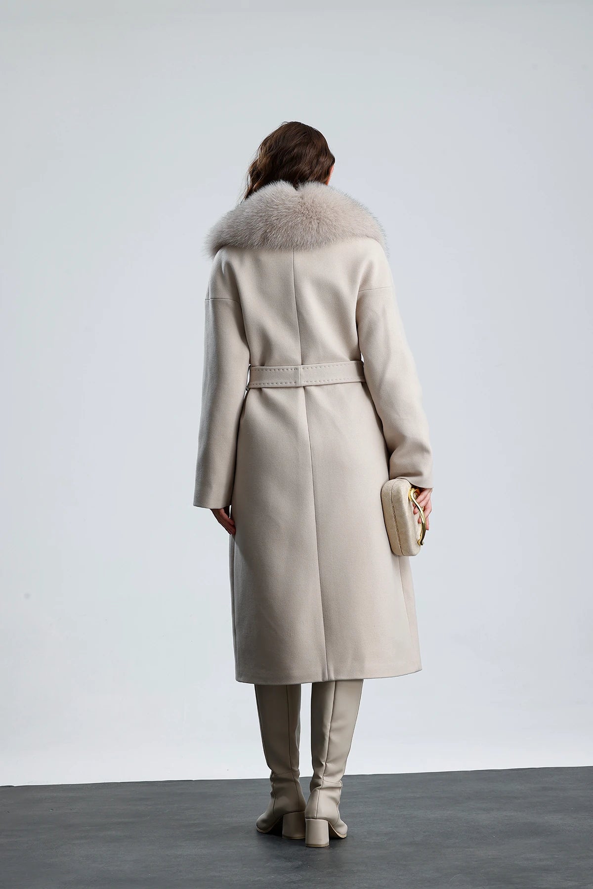 MISTY BLOOM Cashmere Coat
