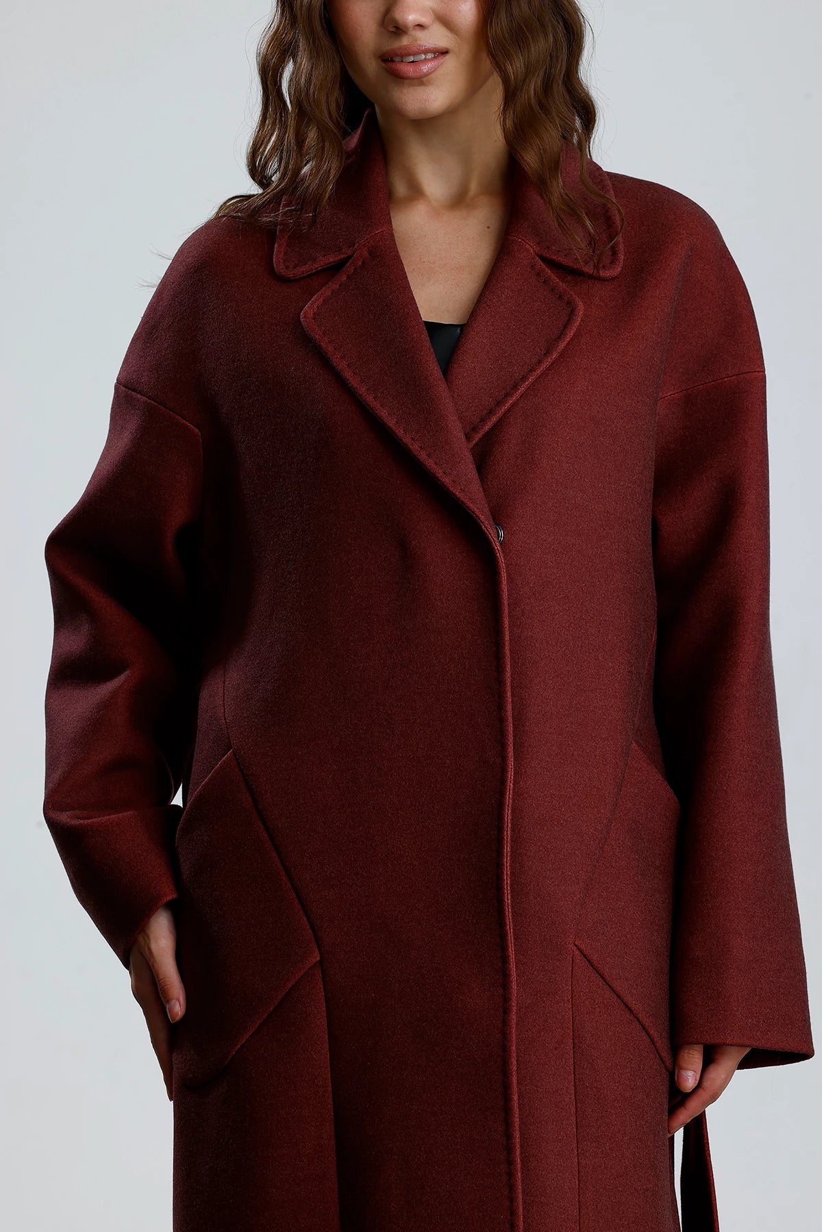 MISTY BLOOM Furless Cashmere Coat