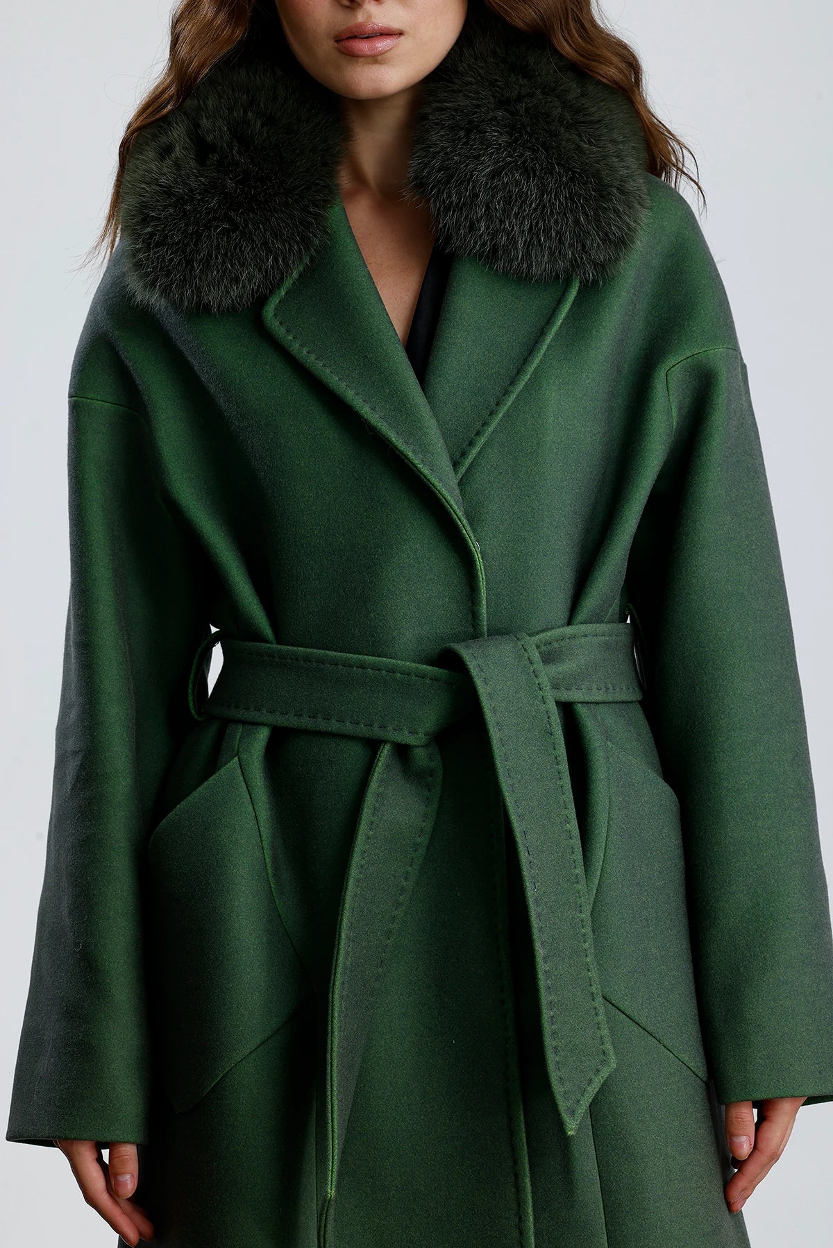 MISTY BLOOM Cashmere Coat