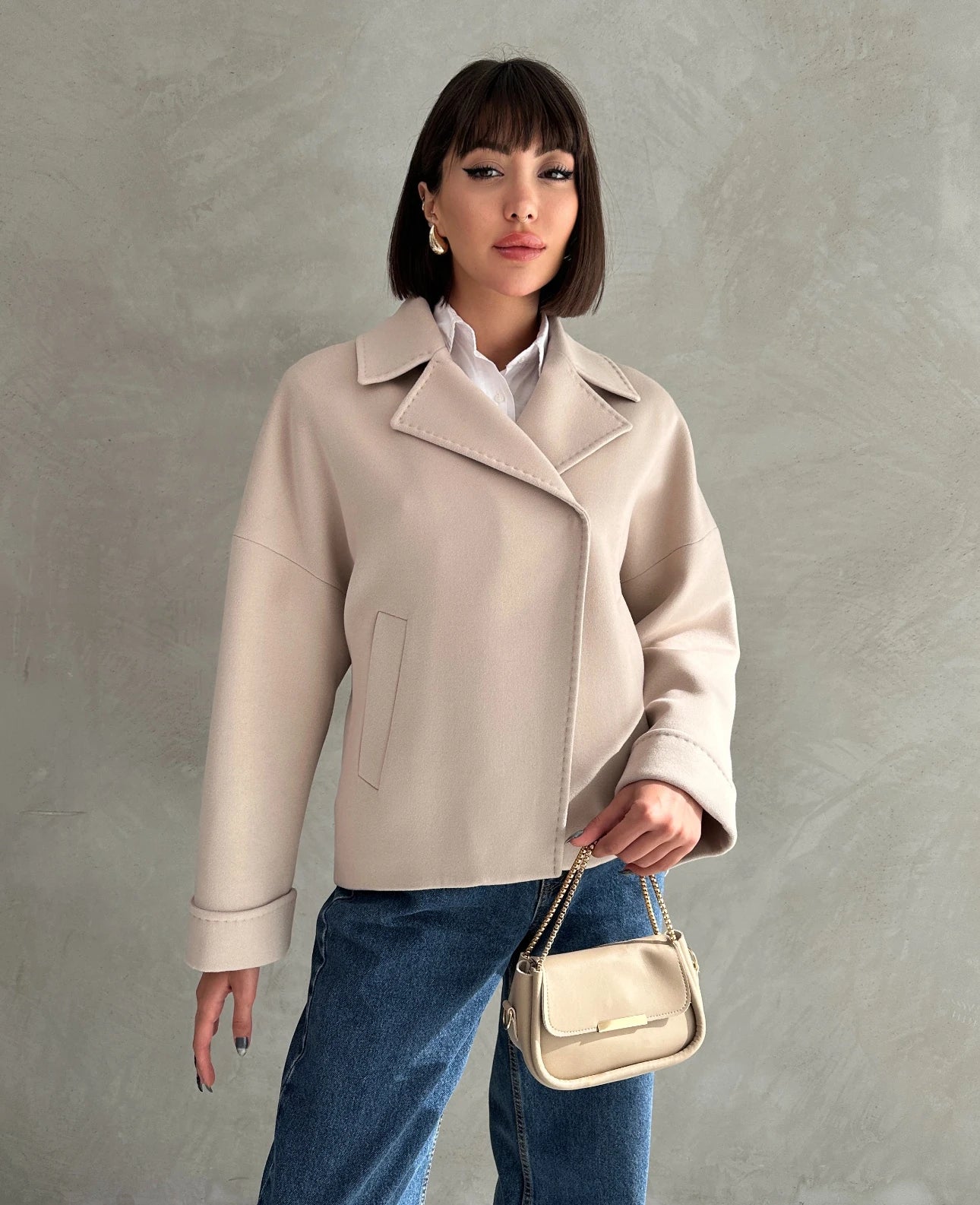 MAJESTY Cashmere Coat Shawl FUR