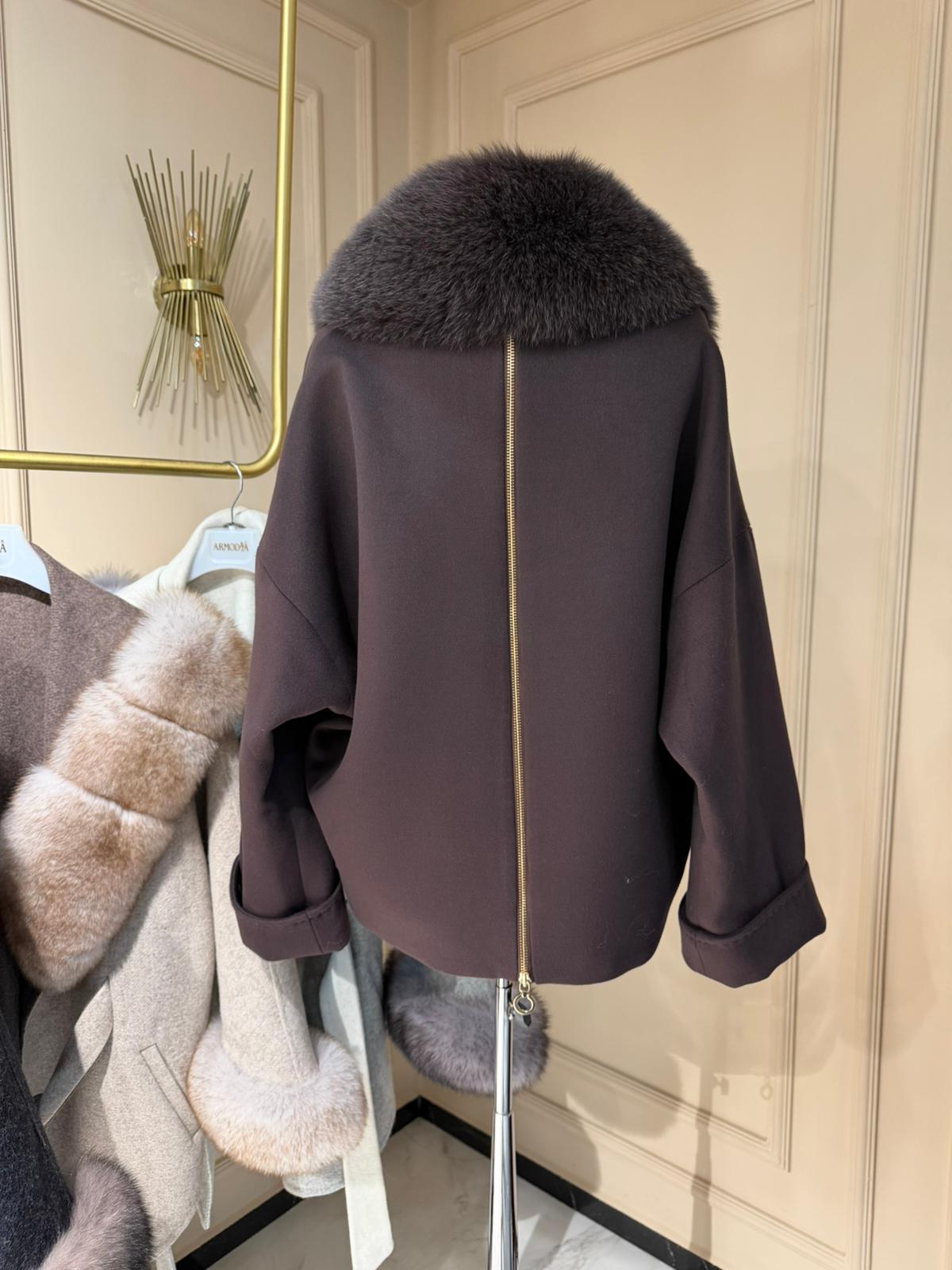 MAJESTY Cashmere Coat Shawl FUR