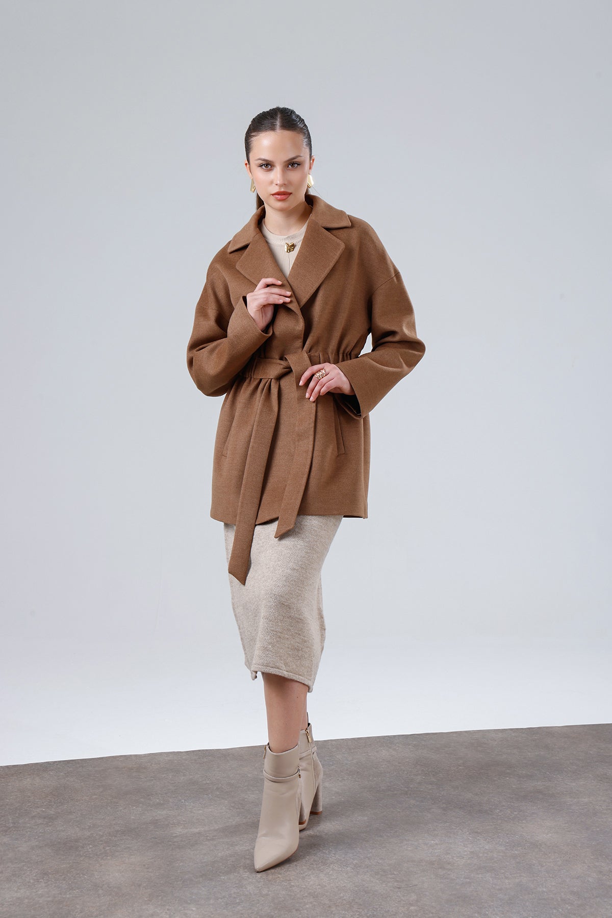 OPERA Camel Kürksüz #Kürk Tercihi_Kürksüz