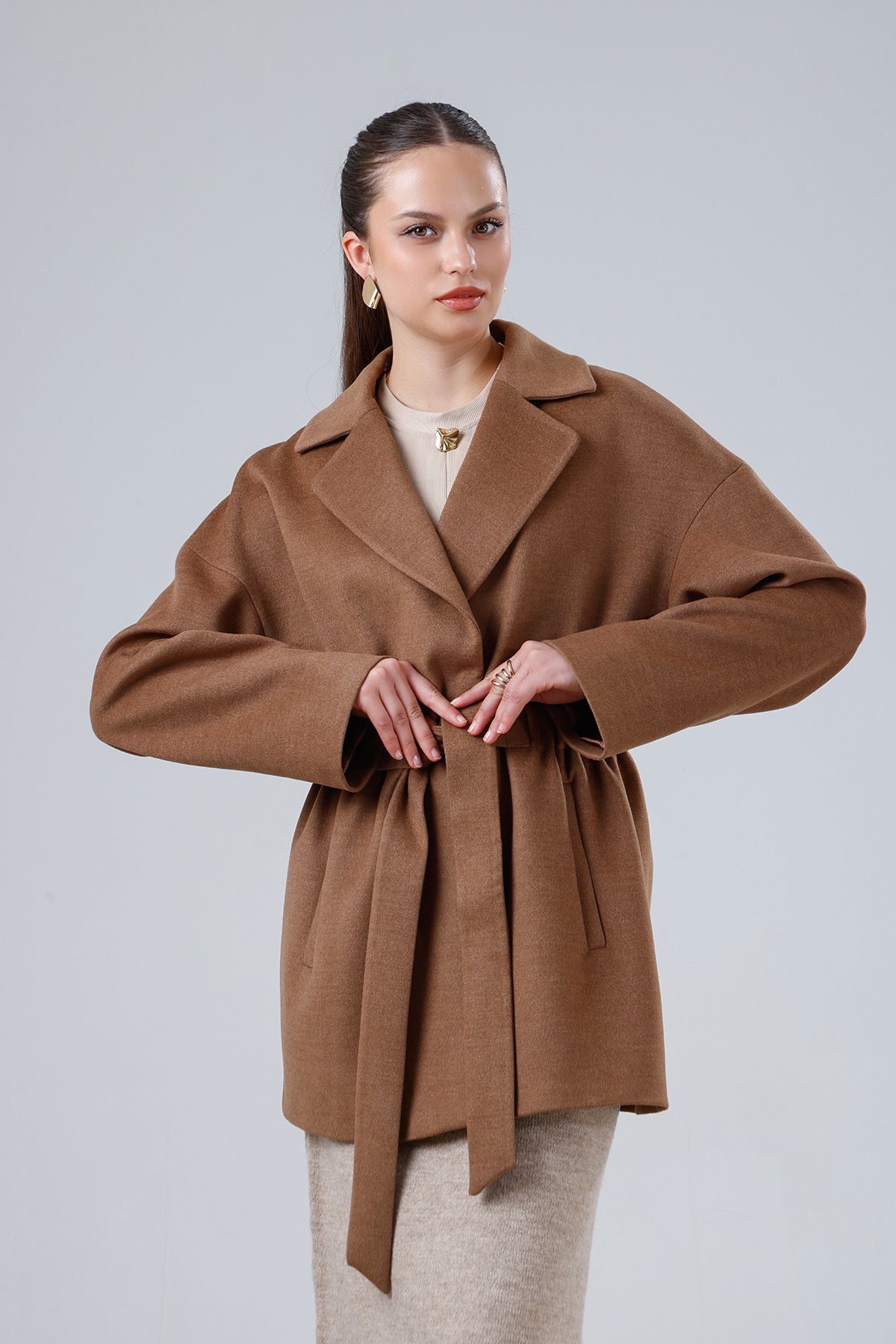 OPERA Camel Kürksüz #Kürk Tercihi_Kürksüz