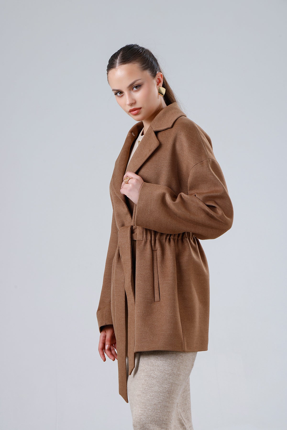 OPERA Camel Kürksüz #Kürk Tercihi_Kürksüz