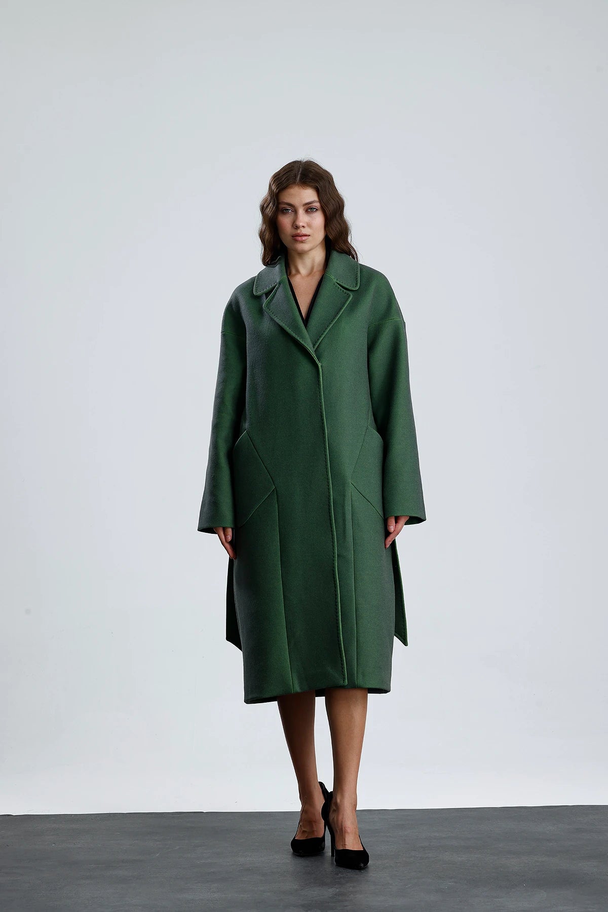 MISTY BLOOM Furless Cashmere Coat