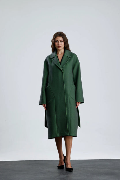 MISTY BLOOM Furless Cashmere Coat