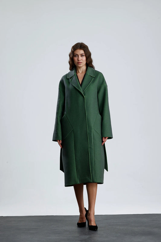 MISTY BLOOM Furless Cashmere Coat