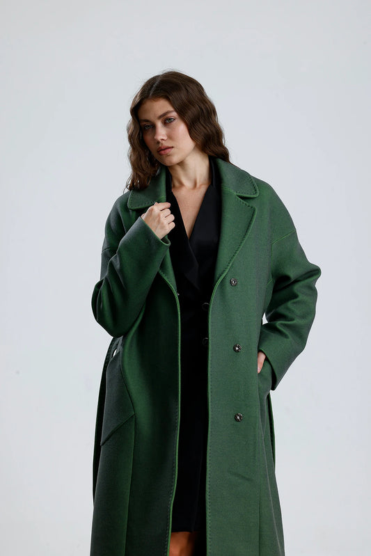 MISTY BLOOM Furless Cashmere Coat