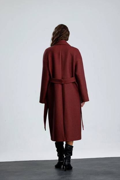 MISTY BLOOM Furless Cashmere Coat