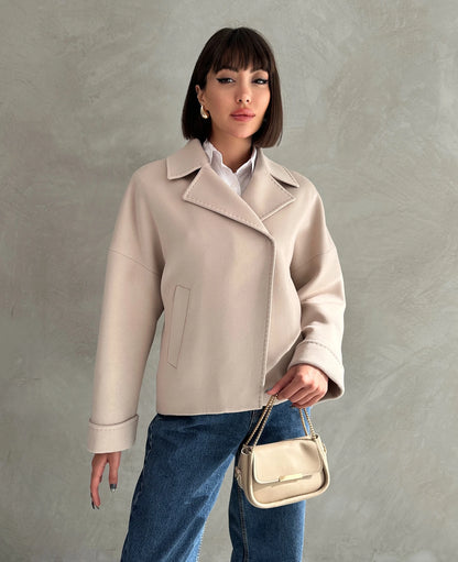 MAJESTY Cashmere Coat Shawl FUR